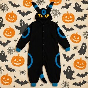 Umbreon Pokémon Adult Costume Pajamas Small
